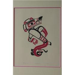 Joe David Silkscreen "Serpent Dancer"