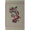 Image 1 : Joe David Silkscreen "Serpent Dancer"