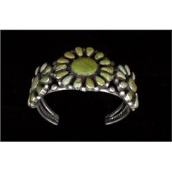 Navajo Silver and Turquoise Cluster B