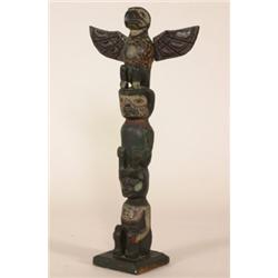 Northern Kwakiutl Totem ca. 1910 Eagl