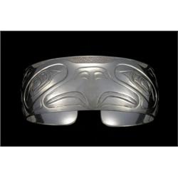 Bill Reid "Haida Art" Silver Bracelet