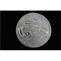 Bill Reid "Haida Art" Silver Pendant