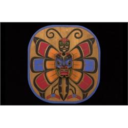Kwakiutl Butterfly Moon Mask by Jimmy