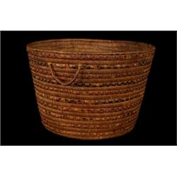 19TH C. Mt. Currie Basket with Handle