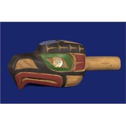 Kwakiutl Carved and Painted Seahawk R