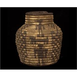 Papago Figured Basketry Olla 7" H. 6"