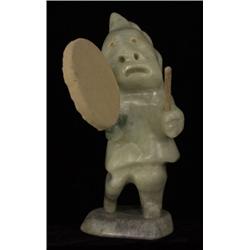 Inuit Soapstone Shaman by Joe Konona
