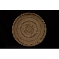 Basketry Winnowing Tray 15 1/2" D. Fi