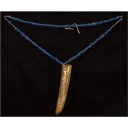 Haida Carved Antler Shaman's Charm 5"