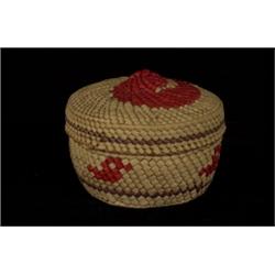 Nuu-chah-nulth Dome Top Basket with B