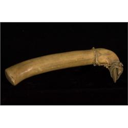 Blackfoot Elk Horn Hide Scraper From