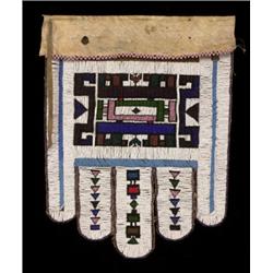 Nidebele Beaded Bridal Apron 21" H. 1