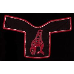 Kwagiuth Button Blanket Cape Killer W