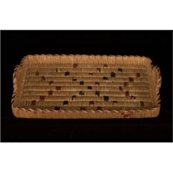 Salish Basketry Tea Tray with Handles