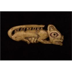 Carved Bone Shaman's Charm 3 1/2" L.