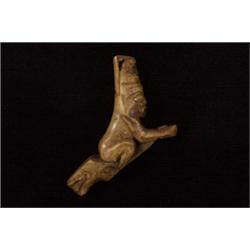 Carved Bone Shaman's Charm 3 1/4" L.