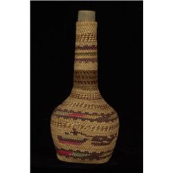 Nuu-chah-nulth Basketry Covered Bottl