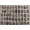 Image 1 : Fifty Assorted Texas Arrowheads 3" -