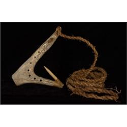 Antler Halibut Hook 12" L. with Cedar