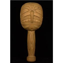 Carved Yellow Cedar Rattle by J.D. Ea