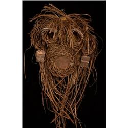 Wayne Bell Cedar Bark Mask with Coppe