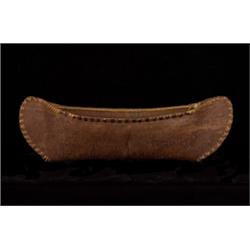 Birch Bark Canoe with Cherry Bark Imb
