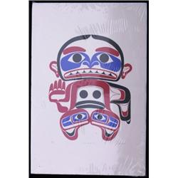 Joe David Silkscreen "Hanu Gwatchu 19