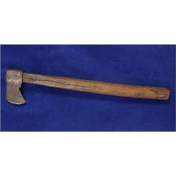 Old Wrought Iron Trade Axe 14" L. Fai