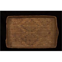 Large Salish Tray 22 1/2" L. 14" W. M