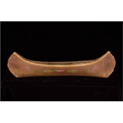 Birch Bark Canoe with Quill Work 17"