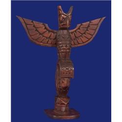 Kwakiutl Thunderbird and Whale Totem