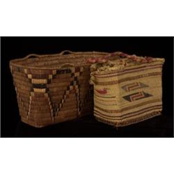 Two Northwest Coast Oval Baskets 14 1
