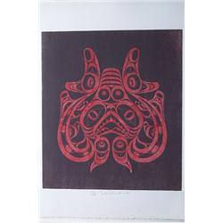 Bill Reid Haida Silkscreen "Shark" #5