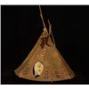 Image 1 : Old Painted Hide Teepee As Is