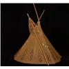Image 2 : Old Painted Hide Teepee As Is