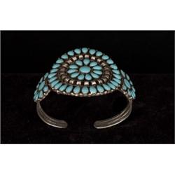 Zuni Turquoise Bracelet 6 3/4" L. Fin