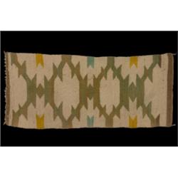 Small Navajo Rug 37"x 16" Good Condit