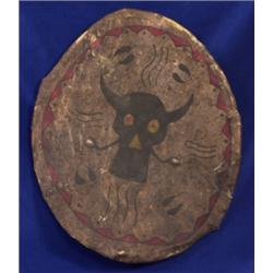 Southwest Painted Drum 20" H. 17 1/2"