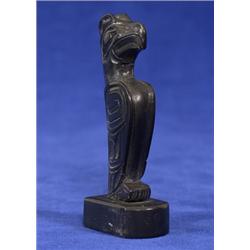 Argillite Raven by Brian White 1978 3