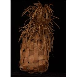 Wayne Bell Cedar Bark Rattle 15" H. 7