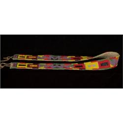 Plains Beaded Belt Bright Geometric D