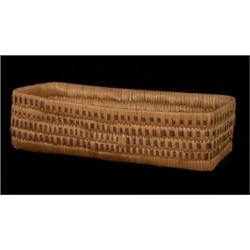 Rectangular Lillooet Native Cedar Bas