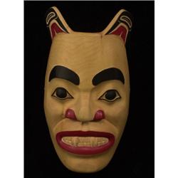Nisgaa Bear Mask Carved and Painted A