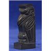 Image 1 : Haida Raven Argillite Totem 3 1/4" H.