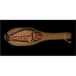 Northwest Coast Cedar Rattle Salmon D