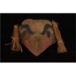 Eagle Frontlet Carved and Painted Red