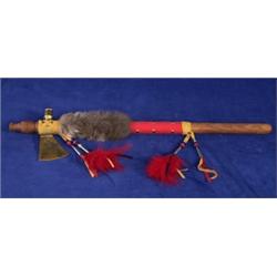 Brass Tomahawk Pipe 21 1/2" L. 6 1/4"