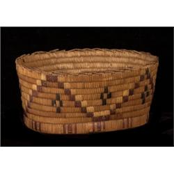 Lillooet Oval Cedar Basket ca. 1900 9