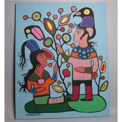 Norval Morrisseau Original Painting o