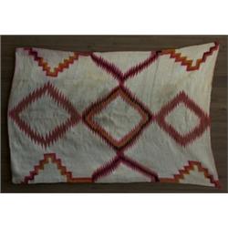 Navajo Wool Rug ca. 1930 80"x 60" Fair Con